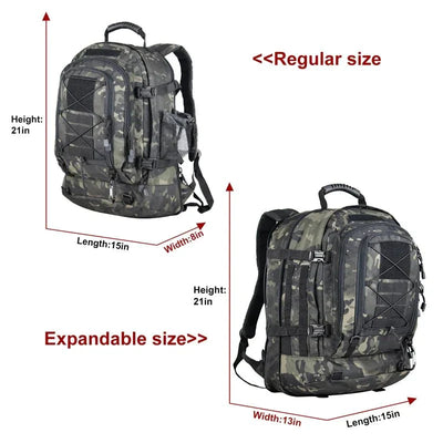 Extra-large tactical gear backpack