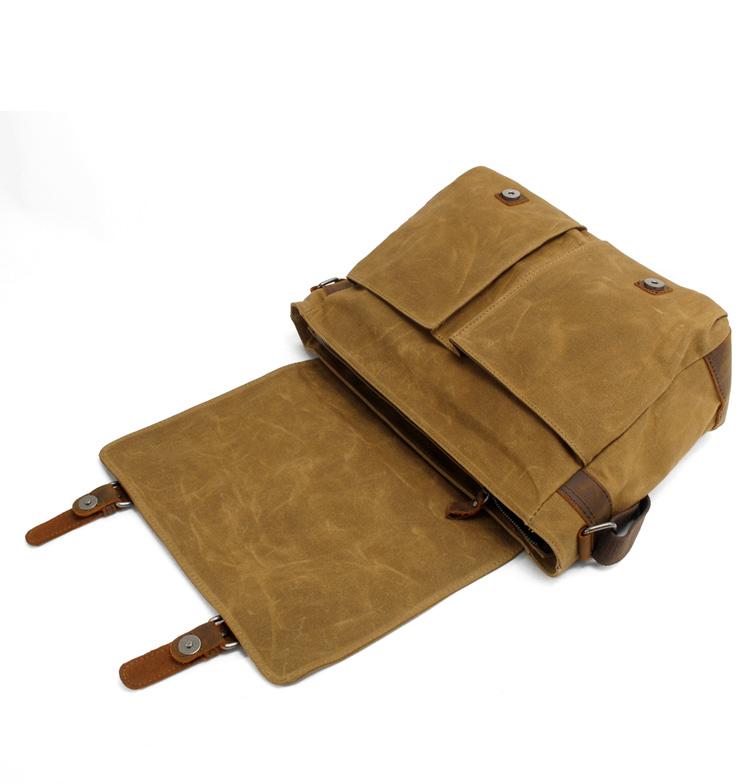 Fashionable Retro Travel Shoulder Bag - HUNTING CASE