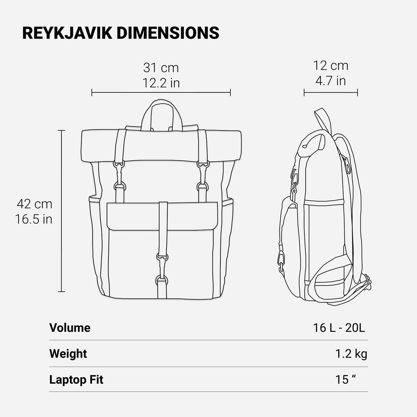 Vintage Retro Canvas Rucksack with Adjustable Straps - HUNTING CASE