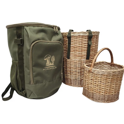 Best mushroom hunting foraging backpack with baskets