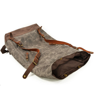 Canvas Rucksack Backpack | OSLO - HUNTING CASE