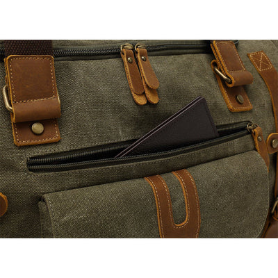 Vintage Compact Duffle Bag: Stylish & Functional Travel Companion - HUNTING CASE