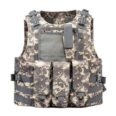 Tactical Combat Vest for Military and Outdoor Enthusiasts - HUNTING CASE