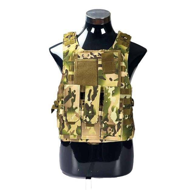 Tactical Combat Vest for Military and Outdoor Enthusiasts - HUNTING CASE