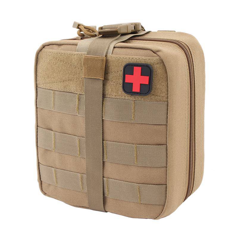 Compact medical pouch for tactical use and organized first aid