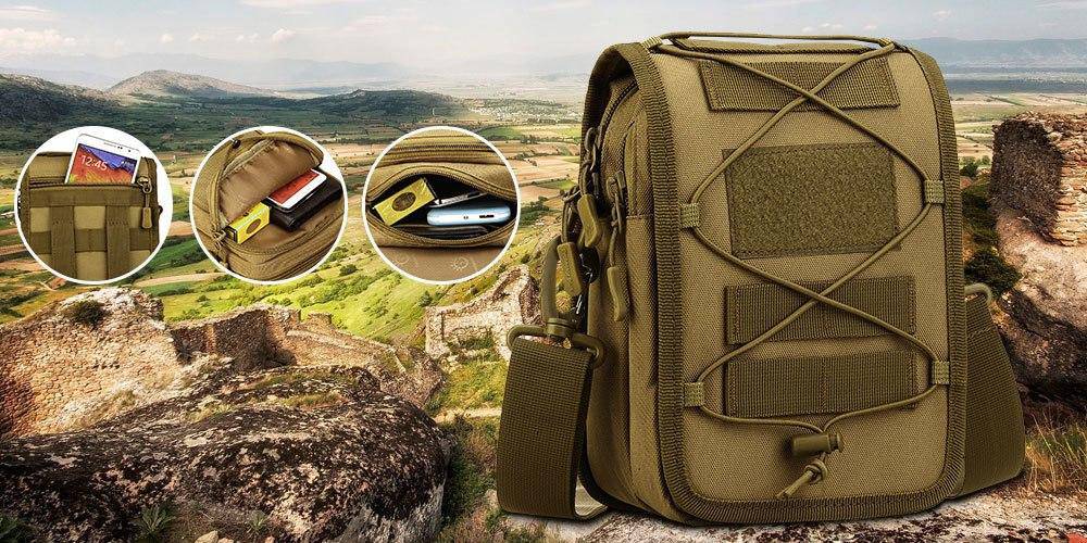 Best-rated messenger bag with durable construction for military use