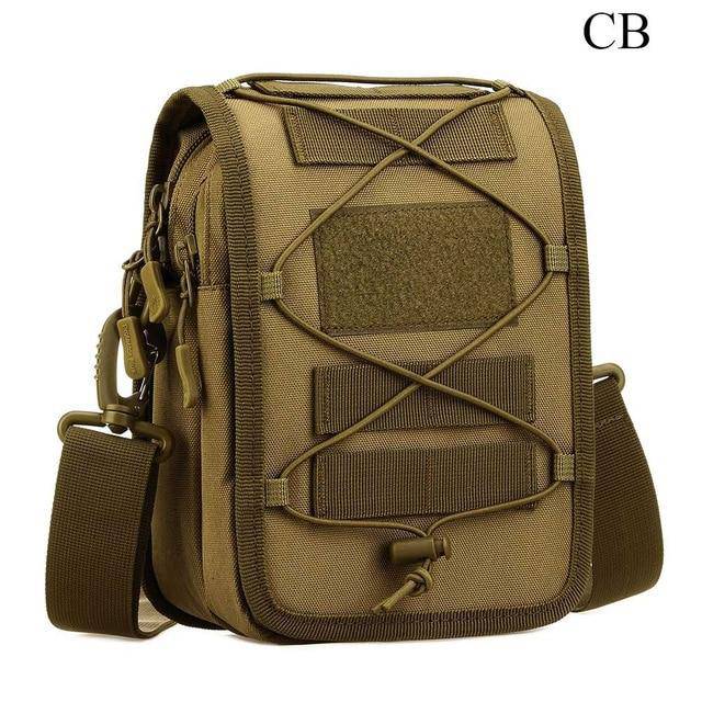 Quick access military messenger bag with durable materials