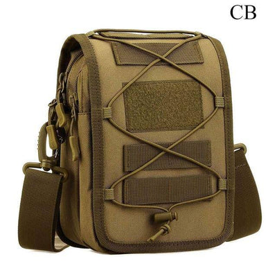 Quick access military messenger bag with durable materials