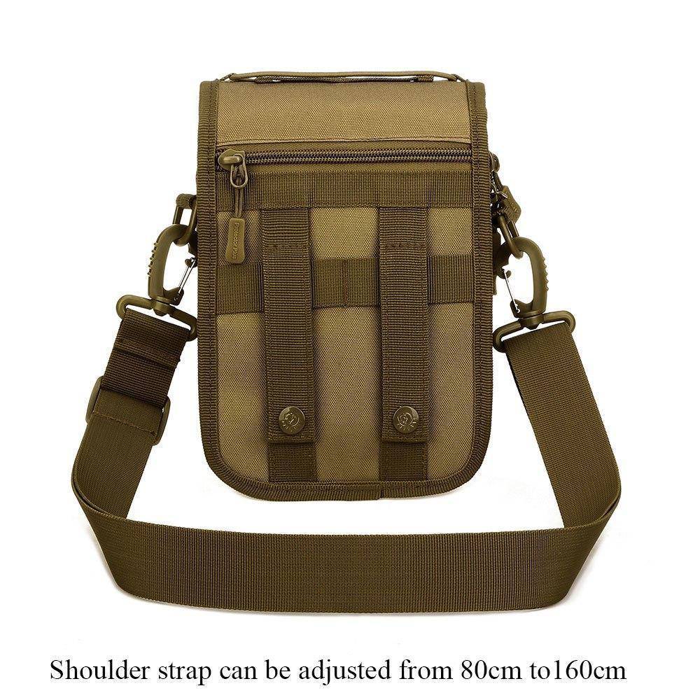 Efficient solution for organized storage in a tactical military messenger bag