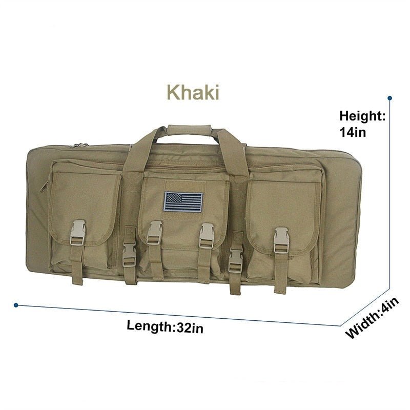 American Classic tactical gun bag designed for waterproof padded storage, perfect for hunting excursions