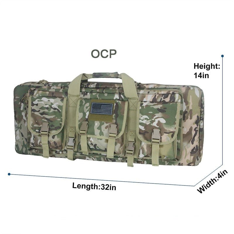 Double rifle case designed for hunting with waterproof and padded features for American Classic firearms