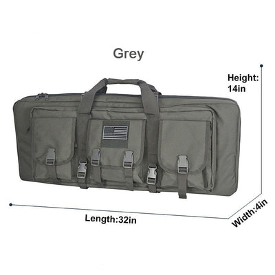 Double rifle case designed for waterproof padded hunting, suitable for 42-inch American Classic guns