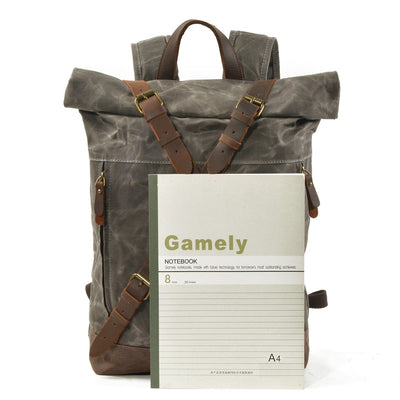 Canvas Rucksack Backpack | OSLO - HUNTING CASE