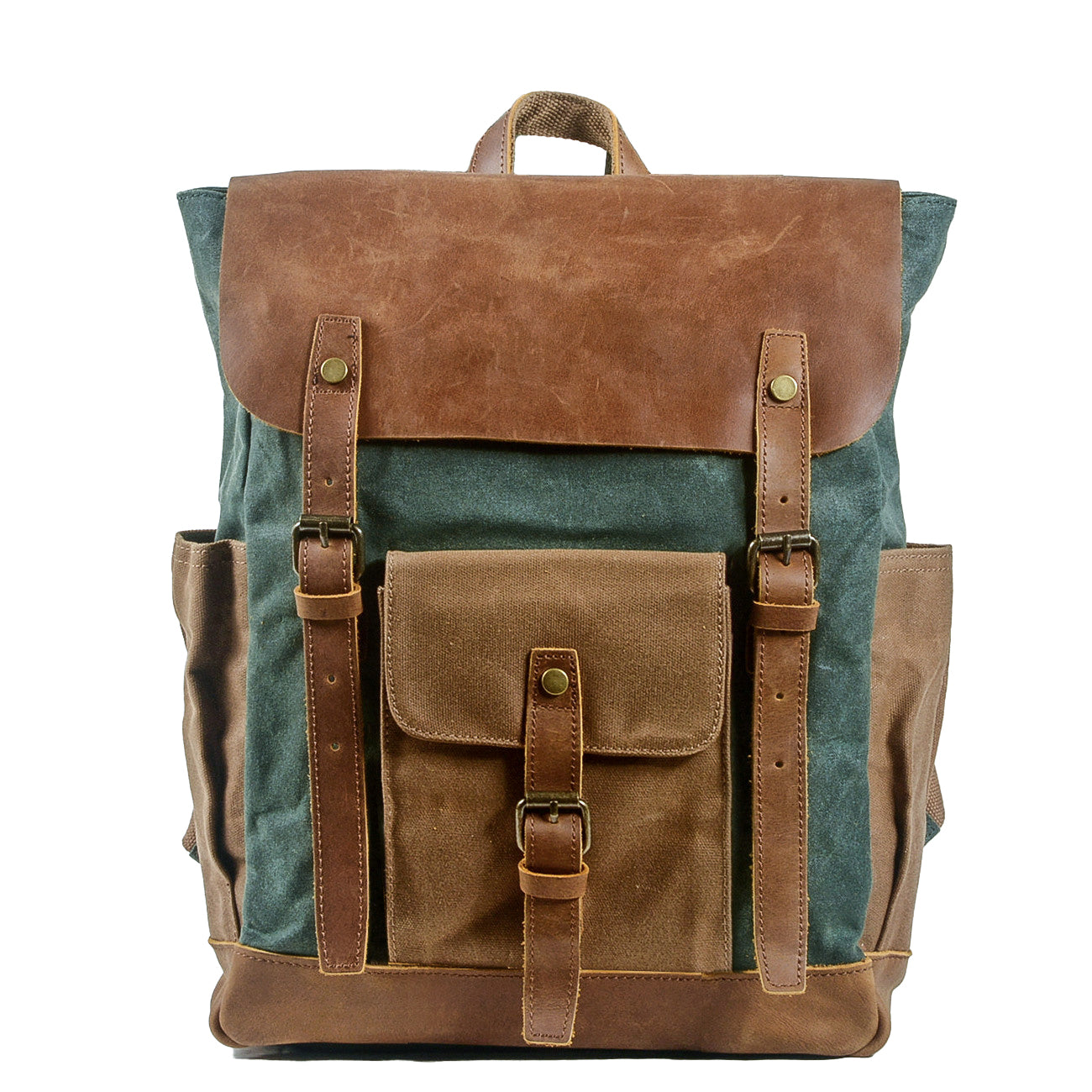 Elegant Vintage Laptop Backpack with Easy Access and Vintage Appeal - HUNTING CASE