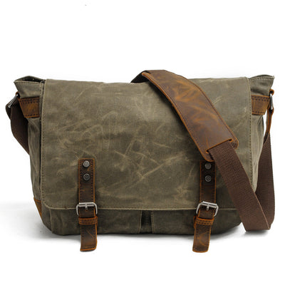 Fashionable Retro Travel Shoulder Bag - HUNTING CASE