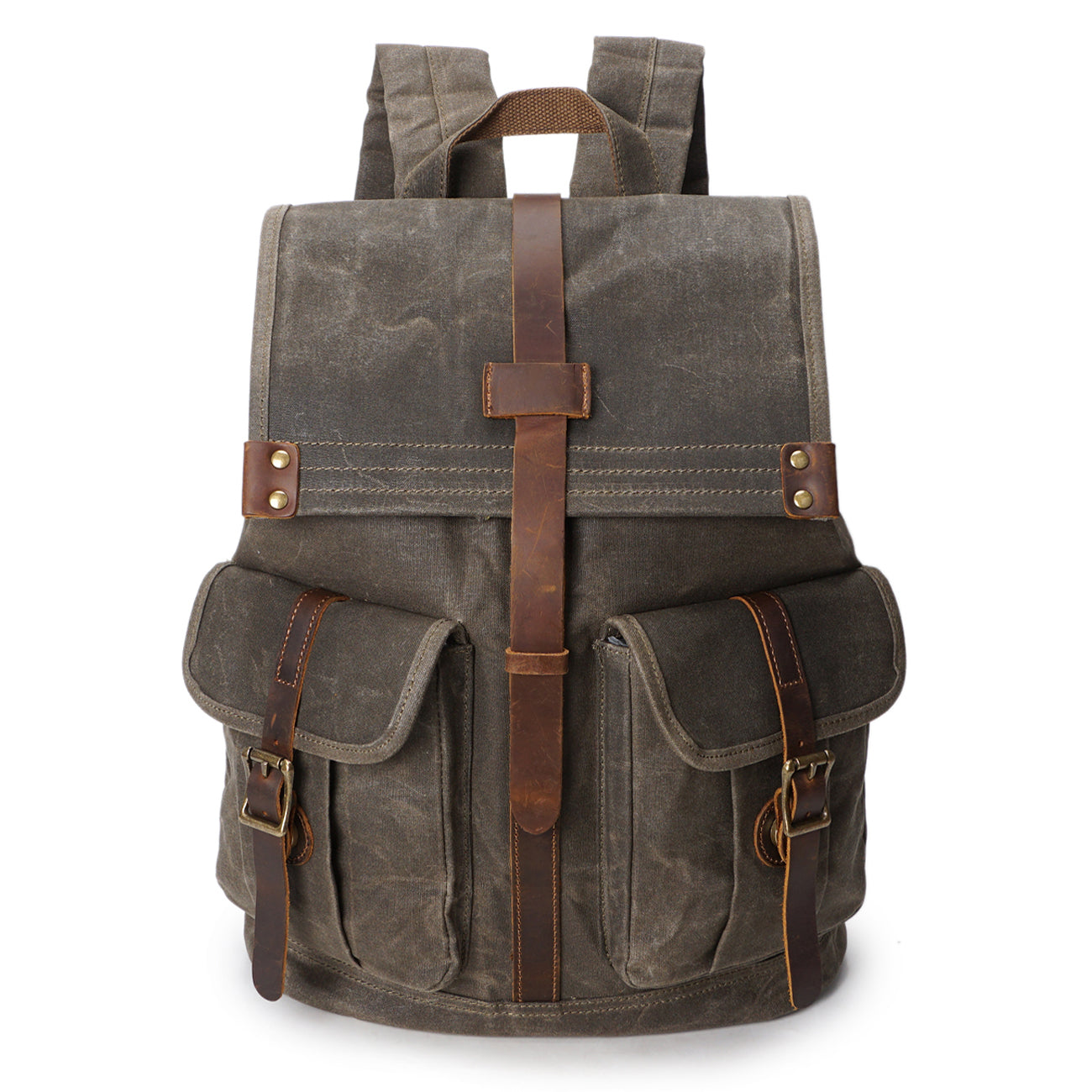 Stylish Vintage Rucksack with Durable Fabric and Timeless Appeal - HUNTING CASE