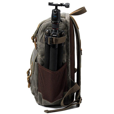 Durable Canvas Camera Bag with Padded Compartments - HUNTING CASE