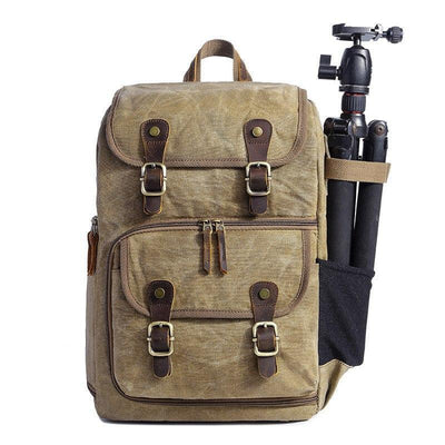 Durable Canvas Camera Bag with Padded Compartments - HUNTING CASE