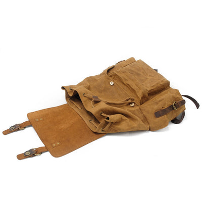 Waxed Canvas Backpack | LATVIA - HUNTING CASE