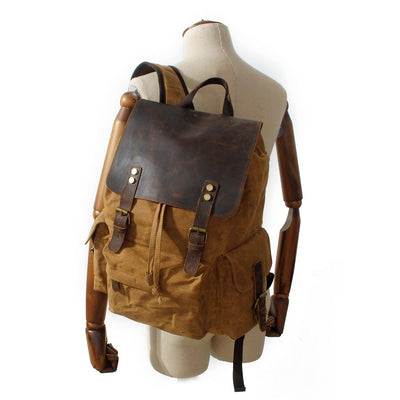 Waxed Canvas Backpack | LATVIA - HUNTING CASE