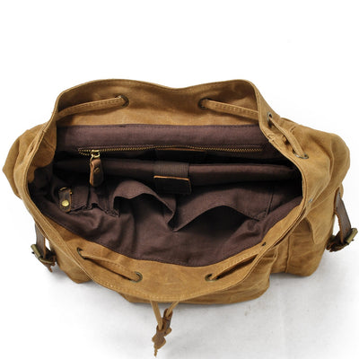 Waxed Canvas Backpack | LATVIA - HUNTING CASE