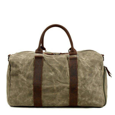 Functional and trendy waxed canvas duffle bags for shoes