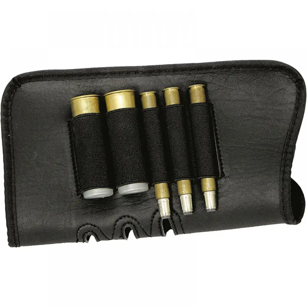 rifle stock ammo holder with cover