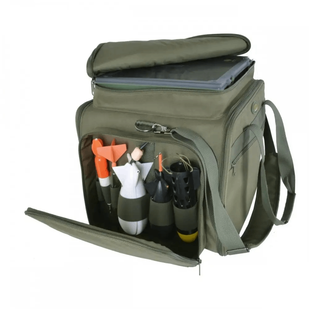 Practical and Roomy Bag for Feeder and Flat-Feeder Fishing - HUNTING CASE
