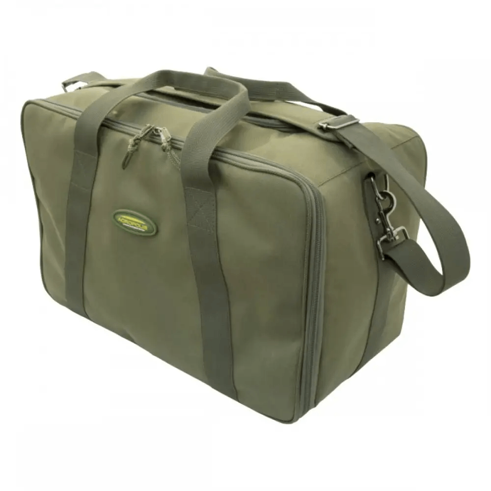 Khaki Bag for Fishing on Feeder and Bologna Rods for Fisherman - HUNTING CASE