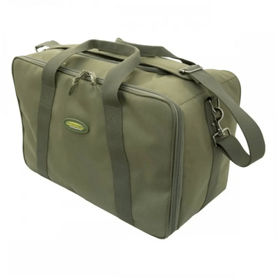 Khaki Fishing Bag for Fishing on Feeder and Bologna Rods - HUNTING CASE