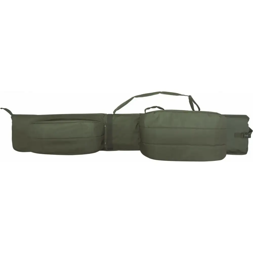 Khaki Fishing Case for 3 Rods and 5 Carp Rods with Reels
