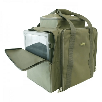 Khaki Carp Fishing Bag (without Boxes) - HUNTING CASE