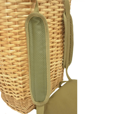 Mushroom Picking Backpack, Wicker Basket, Foraging Basket Rucksack - HUNTING CASE