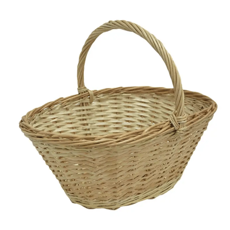 basket for mushroom hunting