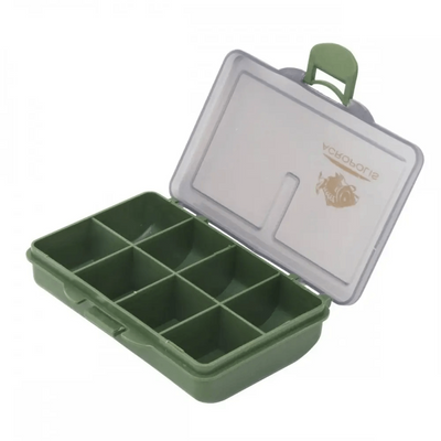 Small Plastic Fishing Box with Eight Compartments for Fisherman